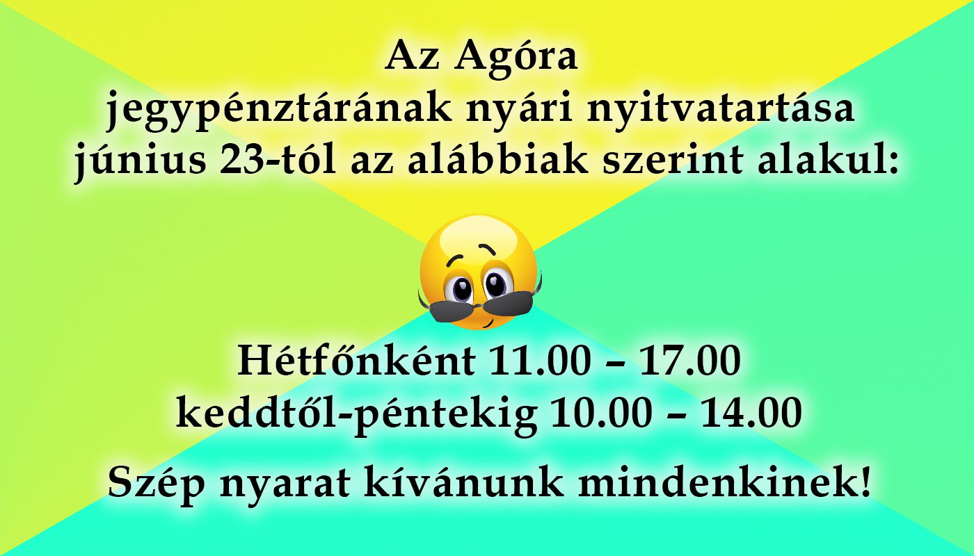nyári nyitvatartás