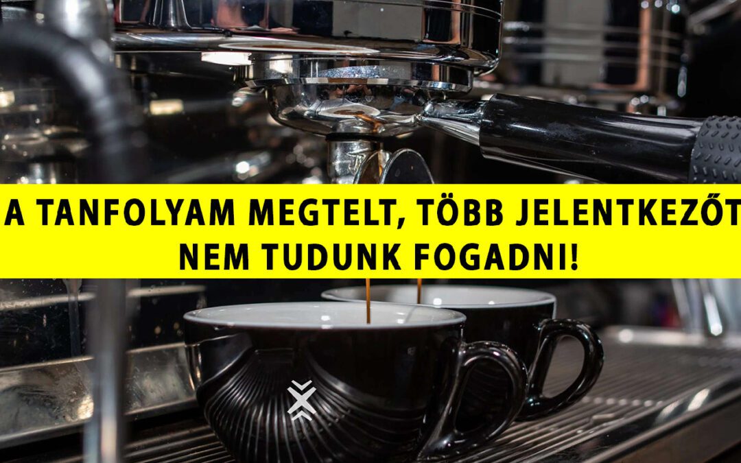 Hobby barista tréning a Best Mixer Iskola profi oktatóival